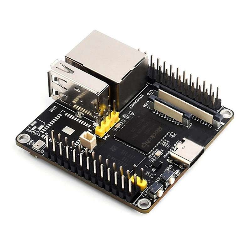 RV1106 Linux Development Board 8GB EMMC ARM -A7 RISC-V MCU 256 DDR3L NPU 0.5TOPS Supports Int4/Int8/