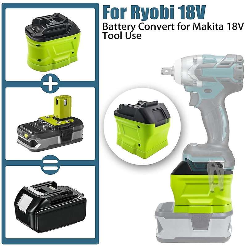Ryb18mt Battery Adapter for Ryobi 18v One+ Li-ion Battery P107 P108 Convert to for Makita 18v Li-ion