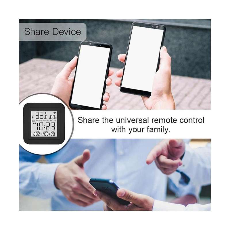 S09A WiFi 3In1 Intelligent Sensor Infrared Remote Control Temperature Humidity Detection IR-Enabled