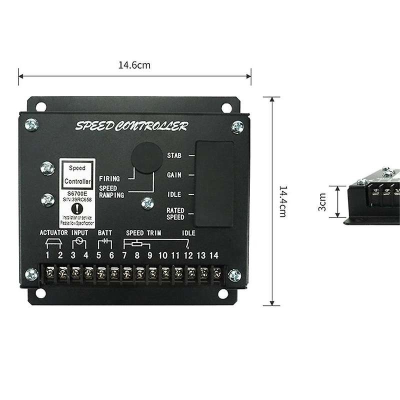 S6700E Engine Speed Controller Actuator Governor DC Motor Control Module Circuit Panel Genset for Ge