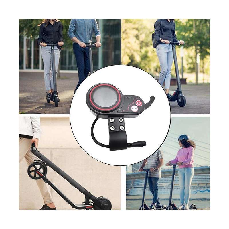 -s4 72v Thumb Throttle Lcd Display Meter Zero 11x Electric Scooter 6pin Display Accessories