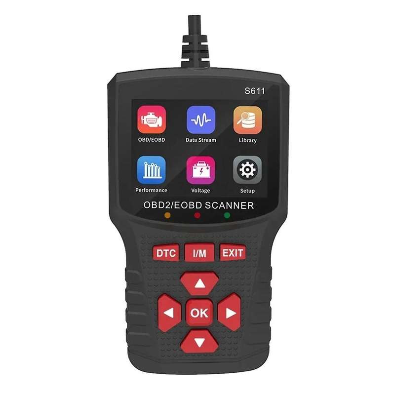 S611 OBD2 Automatic Scanner for Car Clearing Fault Code Reader Professional Car Engine Fault Diagnos