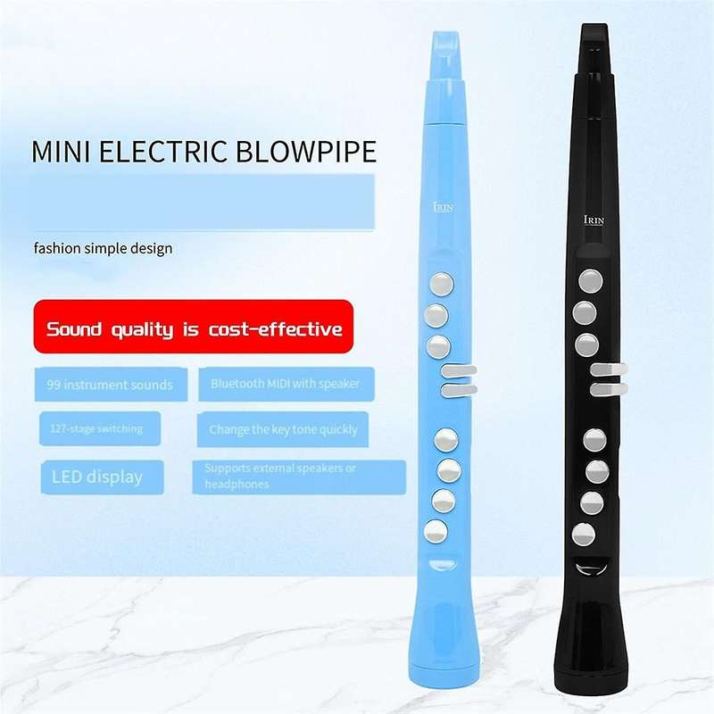 S58 Electric Saxophone Flute Double Fingering Technique Electronic Flute 99 Tones Saxophone Wind Sax