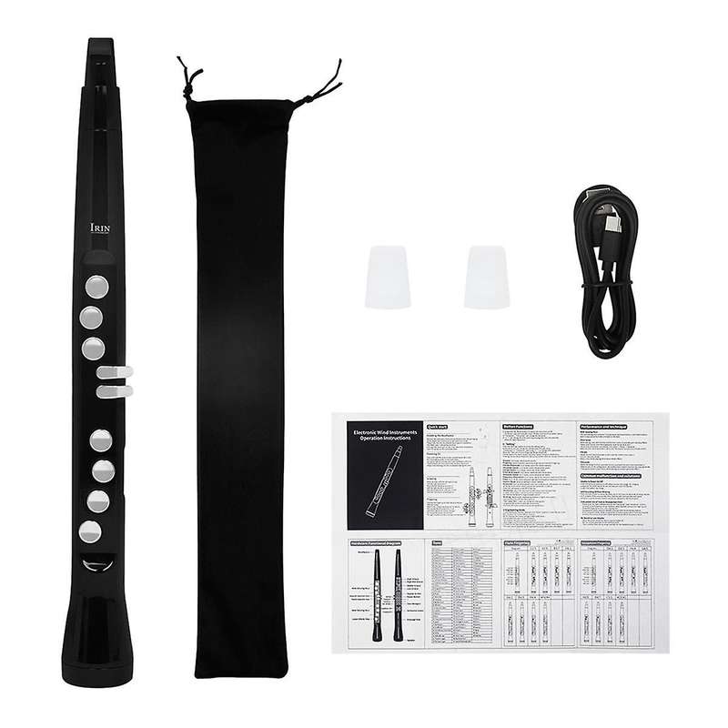 S58 Electric Saxophone Flute Double Fingering Technique Electronic Flute 99 Tones Saxophone Wind Sax