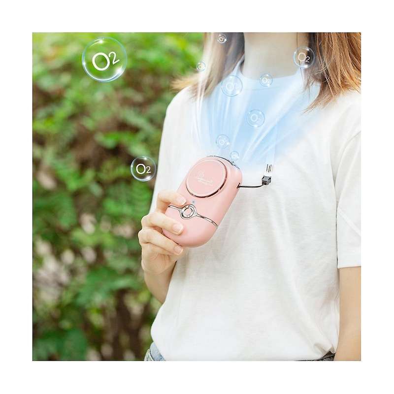 S8 Negative Hanging Neck Fan Simple and Convenient Silent Leafless Cooling Mini Fan Outdoor Travel