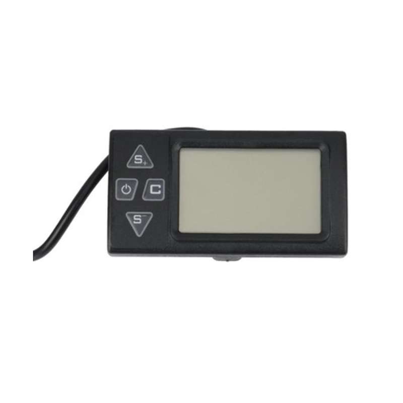 S861 Lcd Ebike Display with Plug for Electric Bike Bldc Controller Control Panel Black 24v-36v