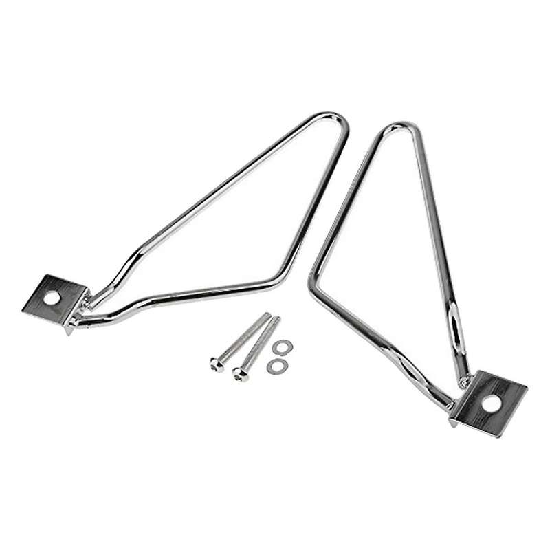 Saddlebag Protective Bracket Saddlebag Bracket Saddlebag Support Rod Handlebar Mount for ,silver