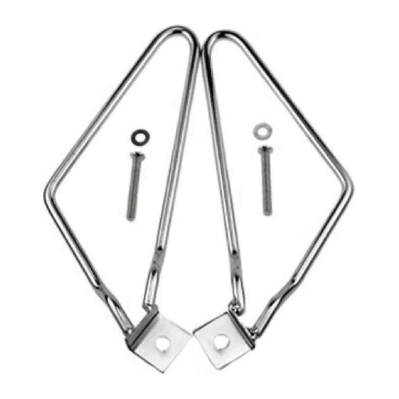 Saddlebag Protective Bracket Saddlebag Bracket Saddlebag Support Rod Handlebar Mount for ,silver