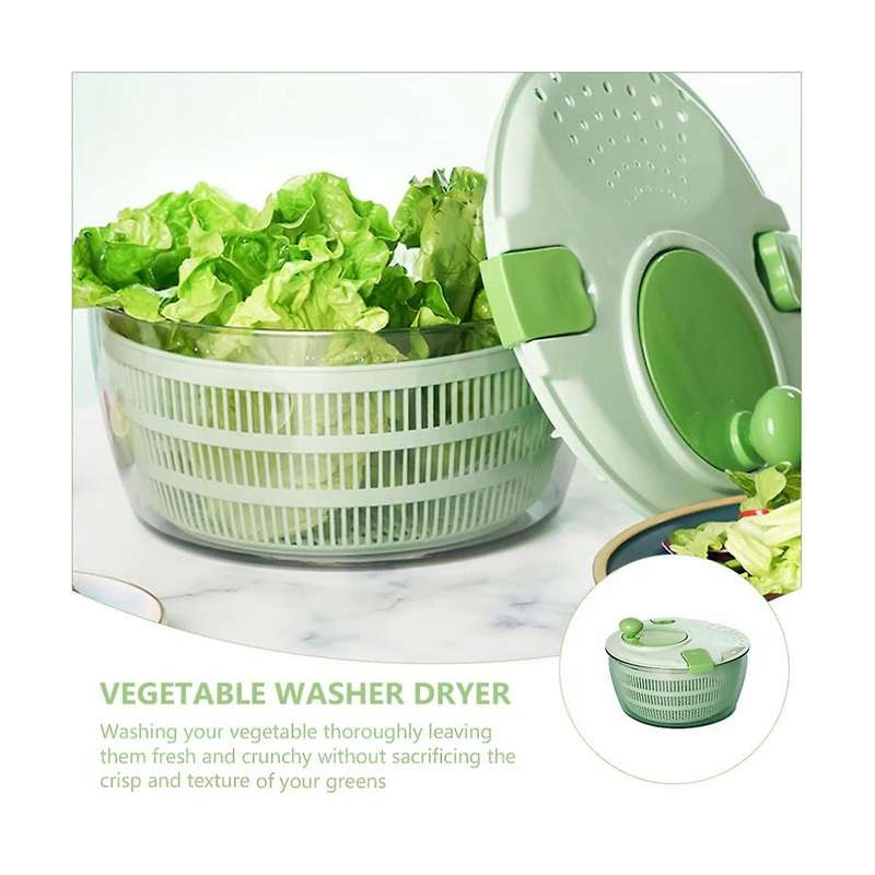 Salad Greens Manual Vegetables Dryer Dry Salad Fruits Vegetable Washing Bowl for Servings Lettuce Sp