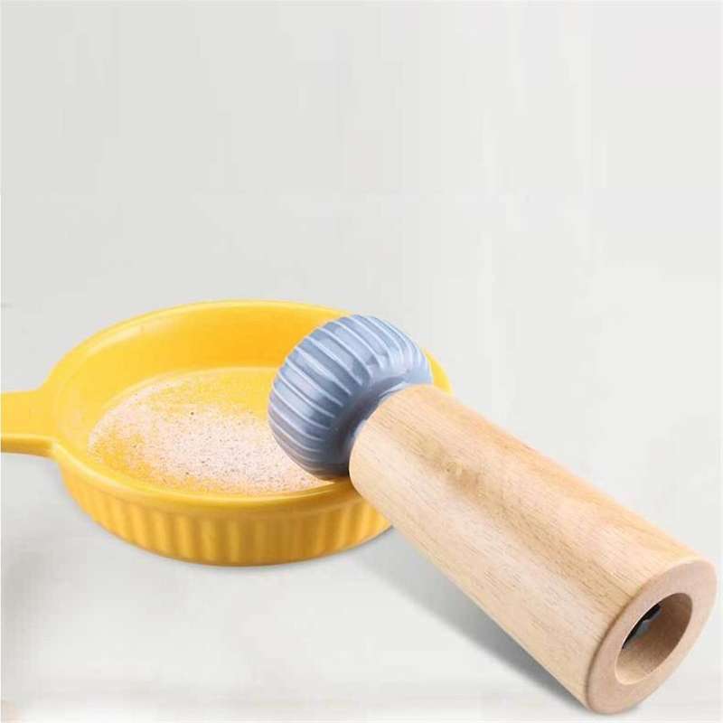 Salt and Pepper Grinder Wood Spice Pepper Mill with Strong Adjustable Core Manual Pepper Shakers Kit