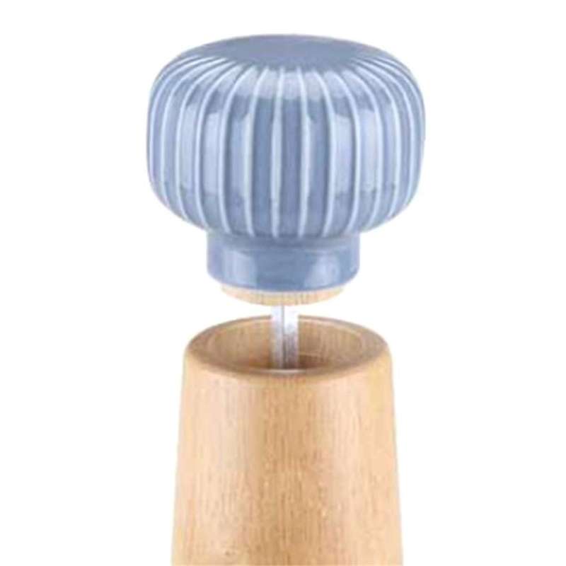 Salt and Pepper Grinder Wood Spice Pepper Mill with Strong Adjustable Core Manual Pepper Shakers Kit