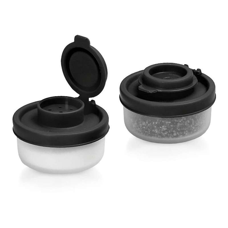 Salt and Pepper Shakers Moisture Proof Travel Spice Set Spice Jar with Covers Lids