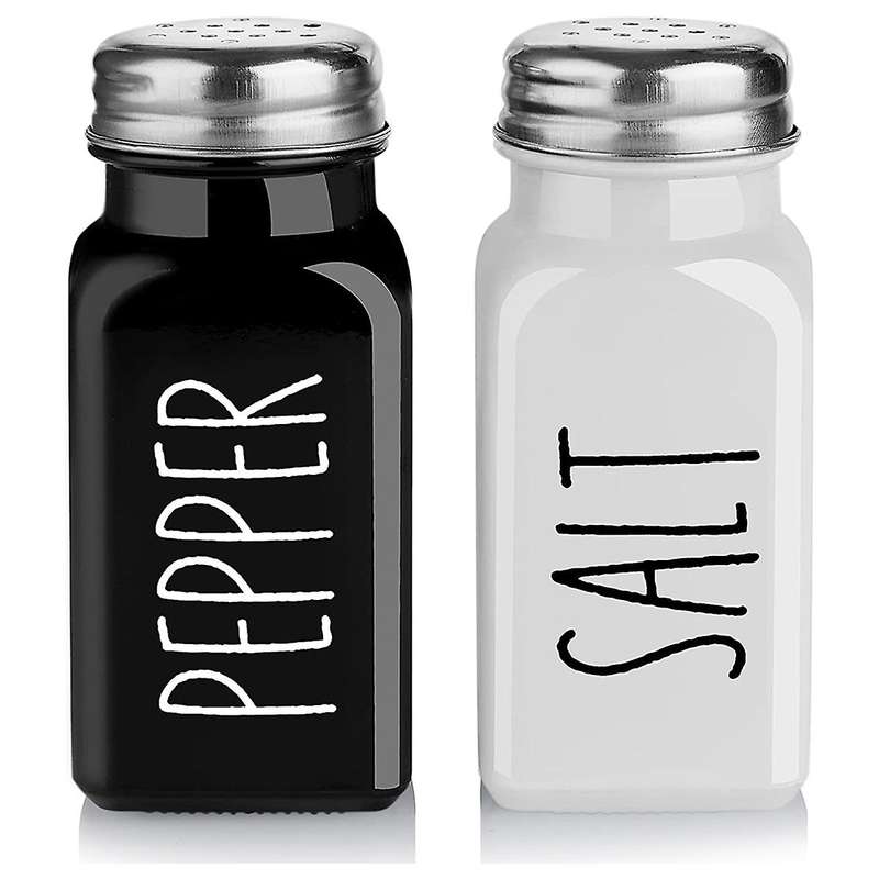 Salt and Pepper Shaker Set Farmhouse Salt Shaker