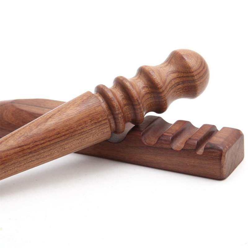 Sandalwood Grinding Rod Diy Leather Tools Wood Grinding Rod Leather Processing Grinding Edge Grindi