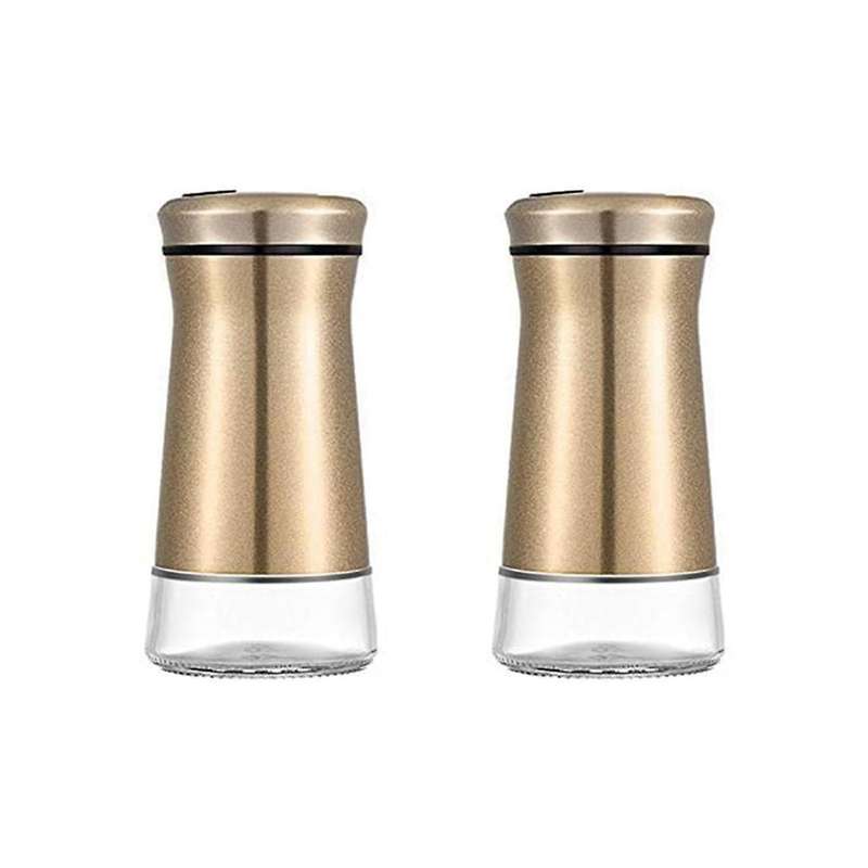 Salt Kitchen Shaker Seasoning Pepper Shakers Dispenser Utensils Container Bottles Stainless Steel Su