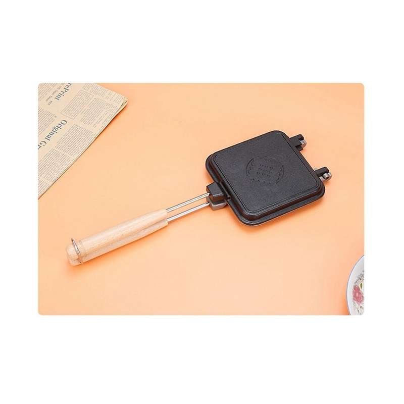 Sandwich Maker Non-stick Pancake Maker Snack Maker Plate Easy to Cast Iron for Pancakes Muffins Brea
