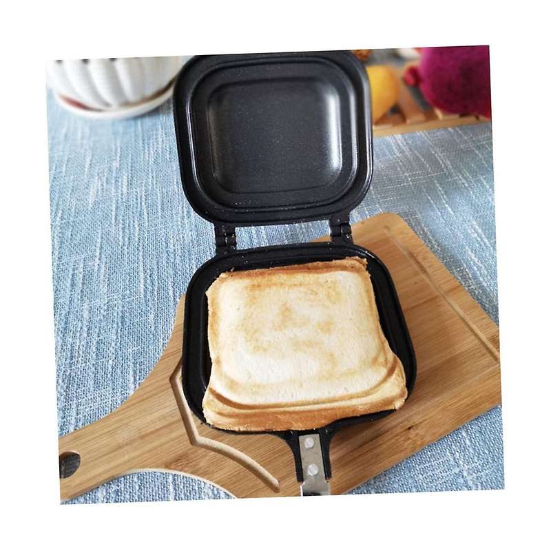 Sandwich Skillet Bread Loaf Pans for Baking Egg Cookers Cookware Double Pie Iron Toaster Sandwich Ma