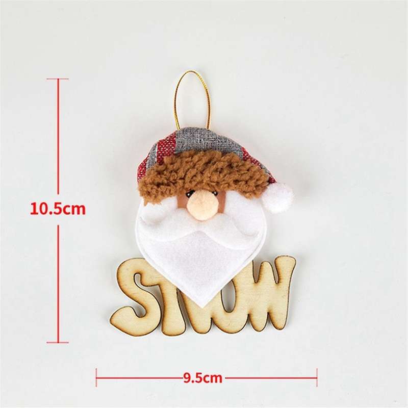 Santa Deer Pendant Christmas Tree Decoration Pendant Gift Cute Santa Home Decor Christmas Ornament