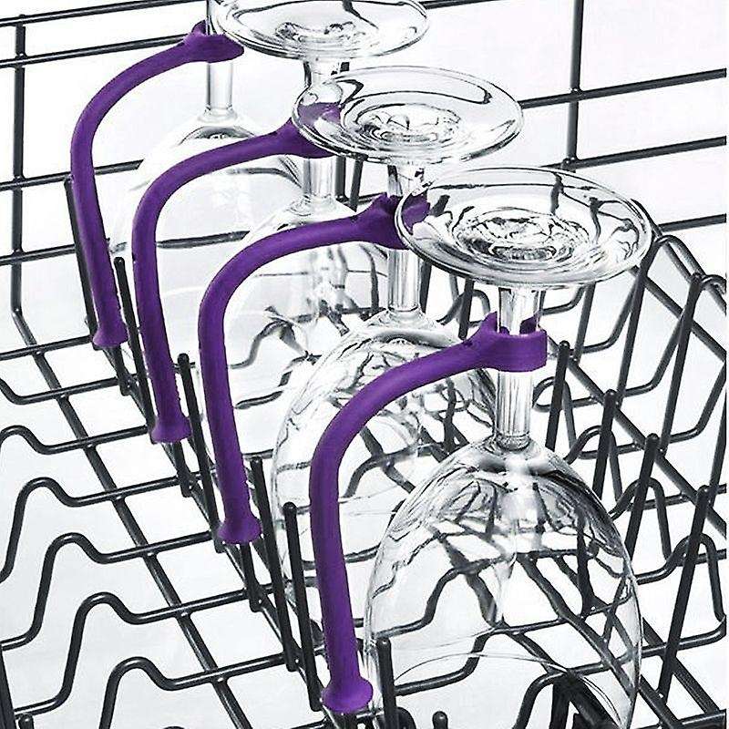 saver flexible dishwasher set of 4 Compatible Wine Glasses Glassware fixed