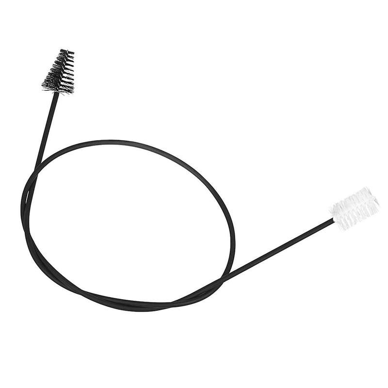 Saxophone Bent Neck Inner Cavity Double-Ended Nylon Cleaning Brush 83cm,Instrument Maintenance and C