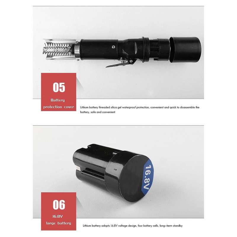 Scale Scraper for Fish Scale Machine Electric Descaler Cordless Descaler Automatic Descaler (EU Plug