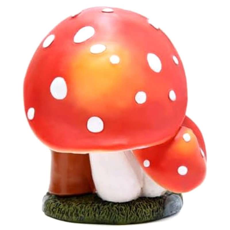 Scene Under the Mushroom Canopy Family Figurines - for Home Winter Table Decor Ornaments Gift