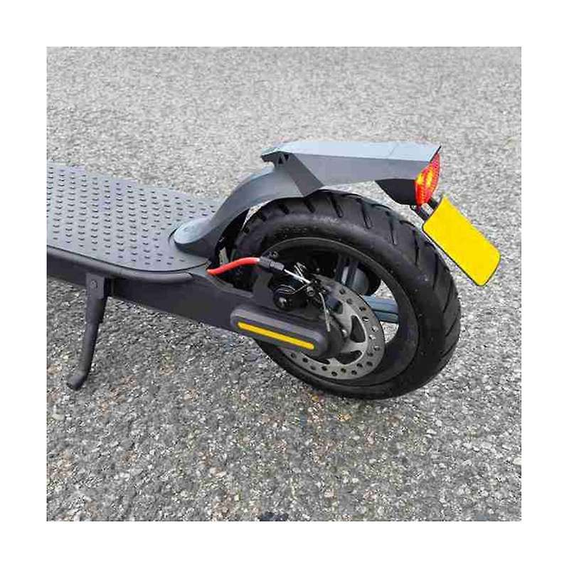 Scooter Fenders Rear Mudguard Tail Light Kit with License Plate Flap for Electric , Pro 2, Red