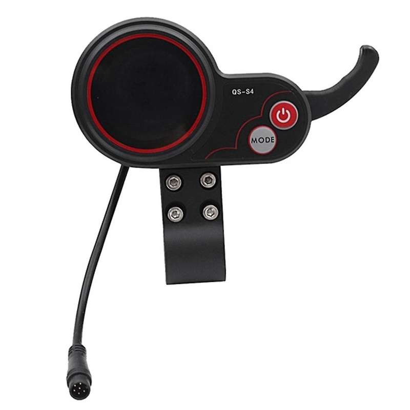 Scooter Controller Thumb Throttle QS-S4 36V-60V LCD Display Kit for Zero 8 9 10 8X 10X E-Scooter 6PI