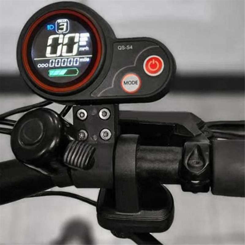 Scooter Controller Thumb Throttle QS-S4 36V-60V LCD Display Kit for Zero 8 9 10 8X 10X E-Scooter 6PI