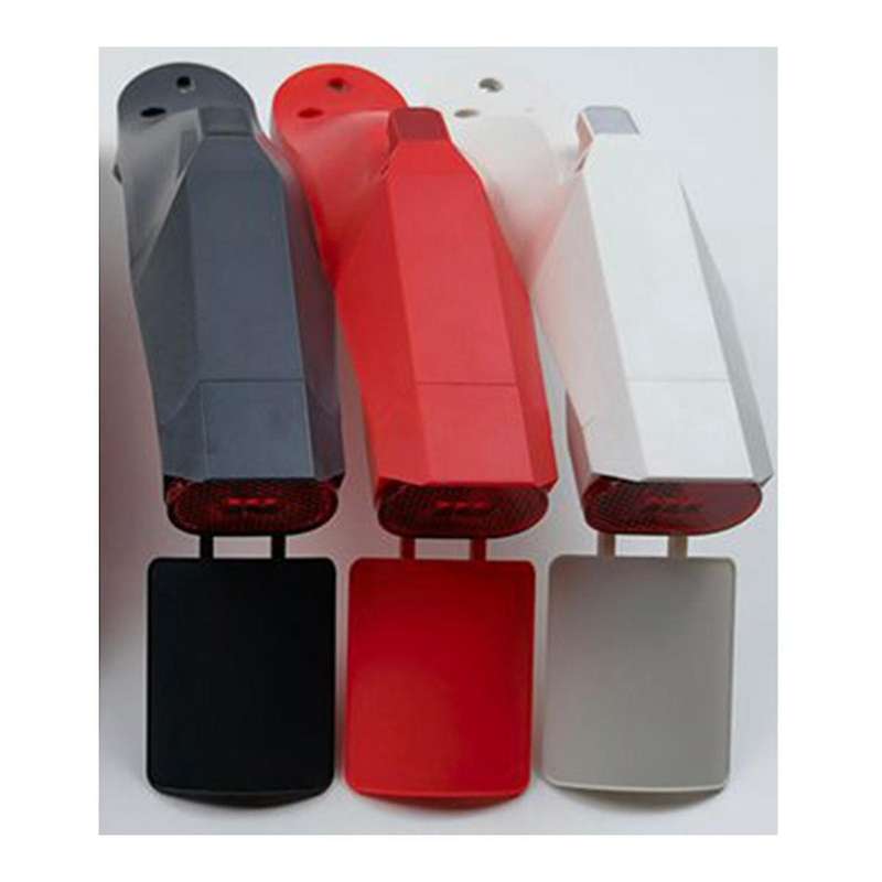 Scooter Fenders Rear Mudguard Tail Light Kit with License Plate Flap for Electric Scooters, M365/pro