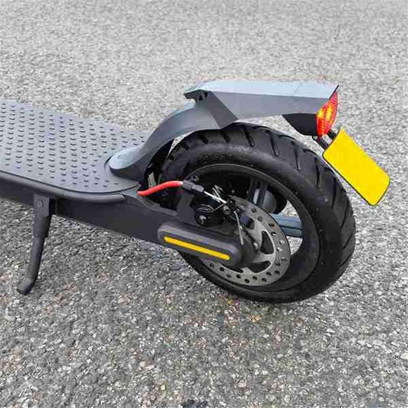 Scooter Fenders Rear Mudguard Tail Light Kit with License Plate Flap for Electric Scooters, M365/pro