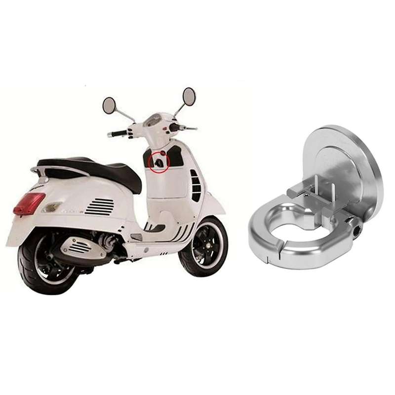 Scooter Silver Front Toolbox Hook Foldable Helmet Lock Hook for 300 300/Ie GTS300 2019 Conversion Ho