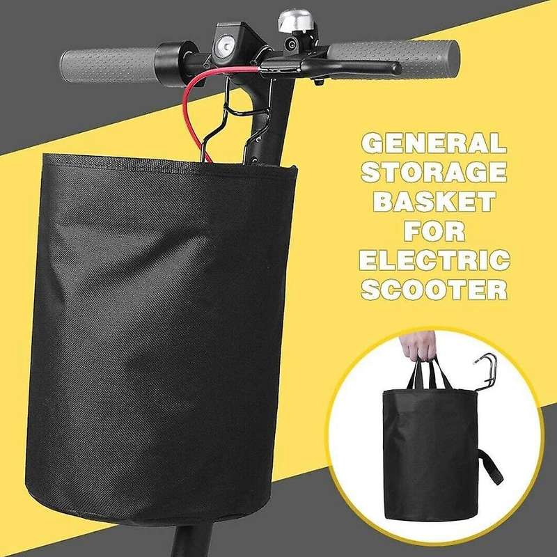 Scooter Storage Basket,Carry Front Saddle Waterproof and Storage Foldable Bag Basket for M365 Scoote