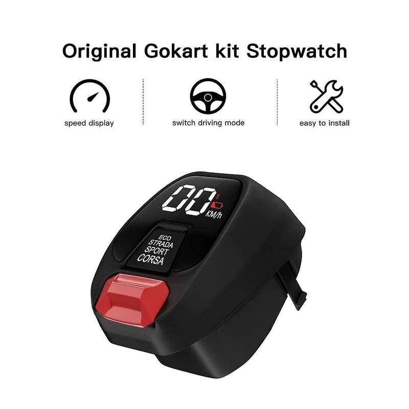 Scooter Stopwatch Compatible for Pro Gokart Kit Self Balance Electric Scooter Instrument Display Ac