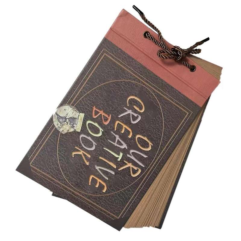 Scrapbook Photo Album, Book Scrapbook,Words Cover Movie Up Travel Scrapbook for Couples Weddings Tra