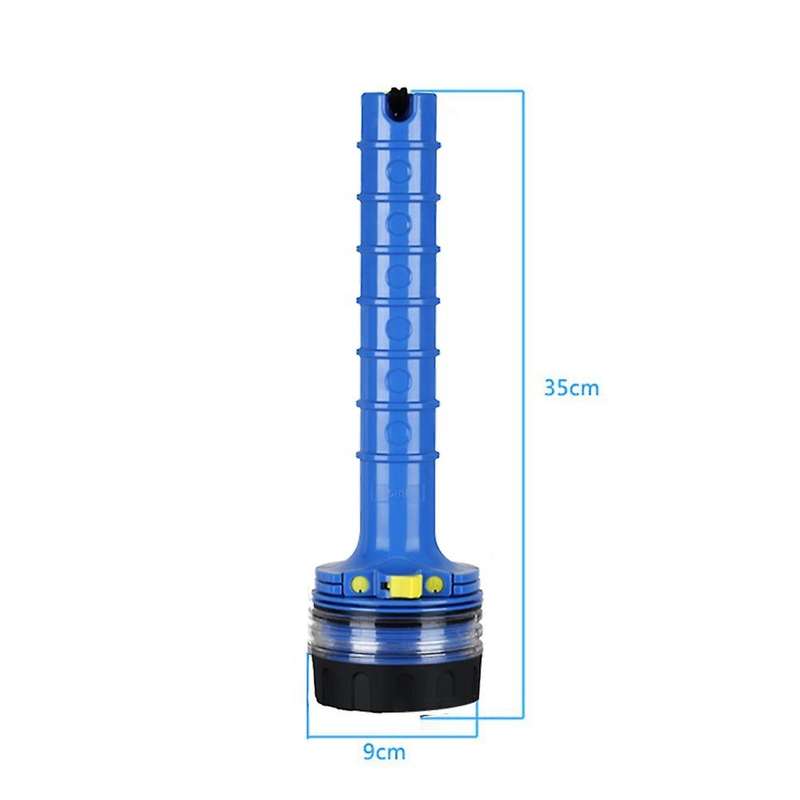 Scuba Deep Diving Light Professional Powerful Flashlight Underwater Waterproof Led Diver Light,blac
