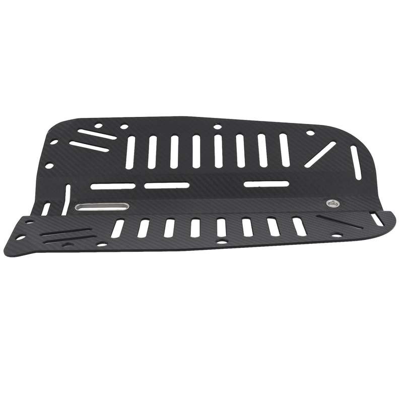 Scuba Diving Carbon Fiber Backplate Fit Donut 30Lbs Wing with Hole Center Dimension 28mm 11Inch