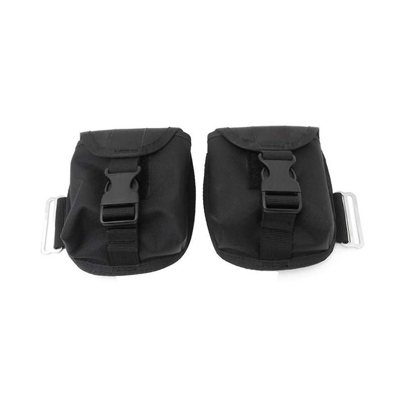 Scuba Diving Counter Weight Pocket Pouch with Quick Release Buckles Weight Pouch for Diving