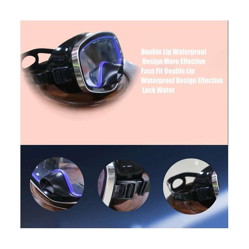 Scuba Diving Mask Adjustable Adult Snorkeling Mask Swimming Glasses Professional Diving Equipment