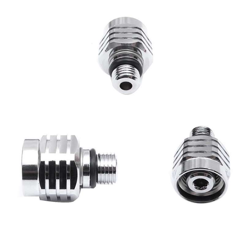 Scuba Diving Regulator Male 3/8-24 to Female 9/16-18 Hose Adapter Adjustable Copper Connector Tool