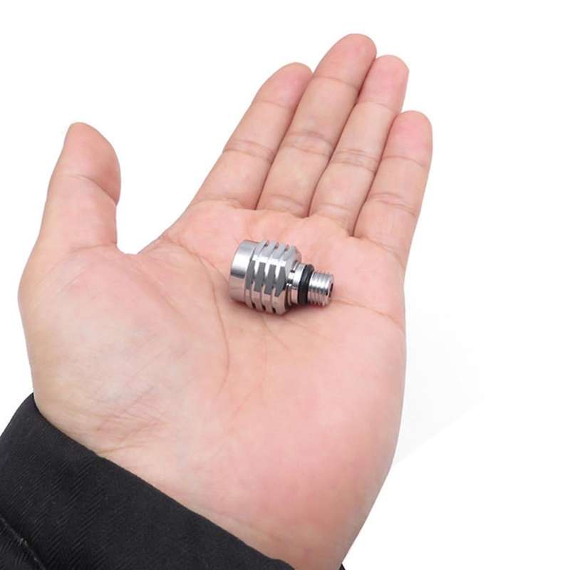 Scuba Diving Regulator Male 3/8-24 to Female 9/16-18 Hose Adapter Adjustable Copper Connector Tool