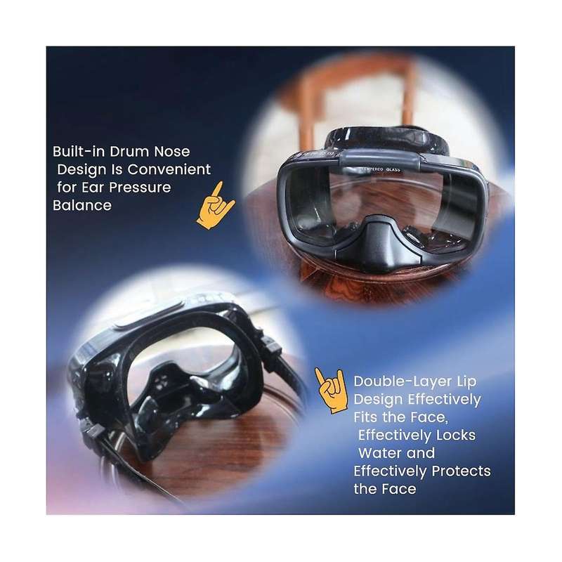 Scuba Diving Mask Scuba Free Diving Snorkeling Mask Goggles Professional Underwater Fishing Equipme