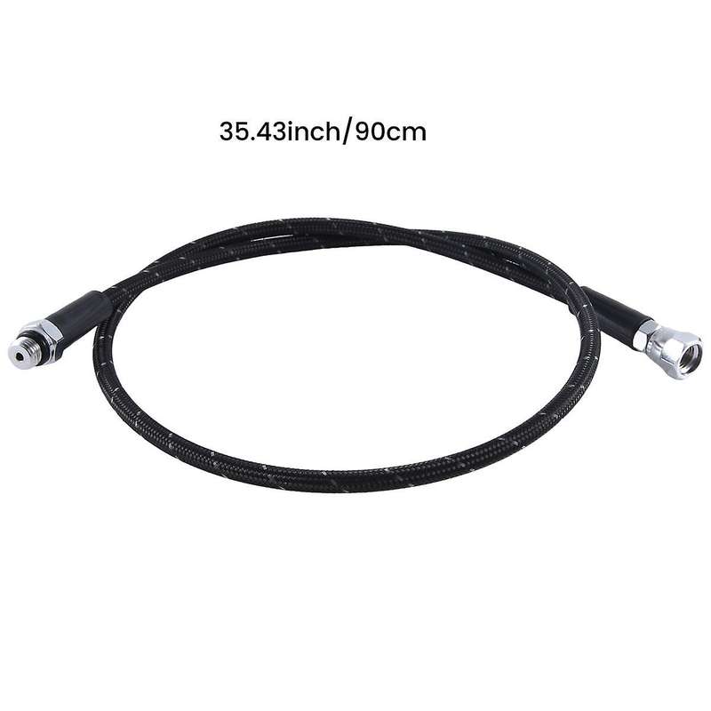 Scuba Diving High Pressure Hose Braided Hose for Gauge 2Nd Stage Gauge 90cm