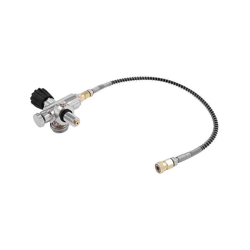Scuba Tank Charging Valve Cylinder Air Filling Station Refill Adapter 6000psi Thread M18x1.5