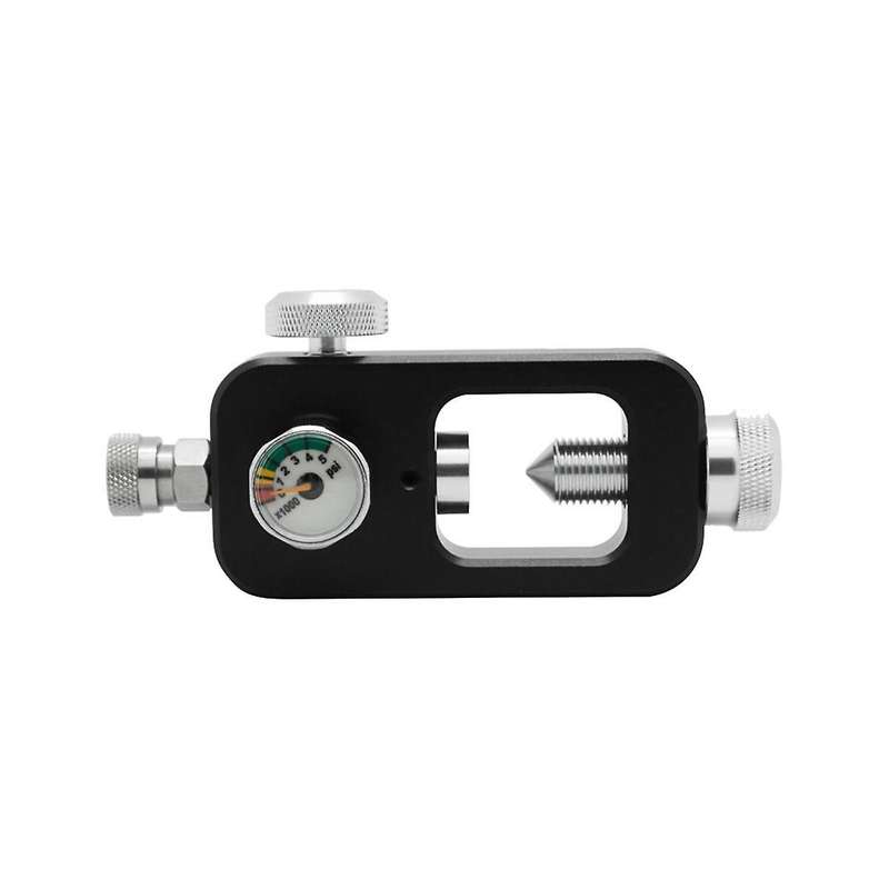 Scuba Diving Tank Refill Adapter with 5000psi Pressure Gauge Diving Oxygen Cylinder Refill Adapter