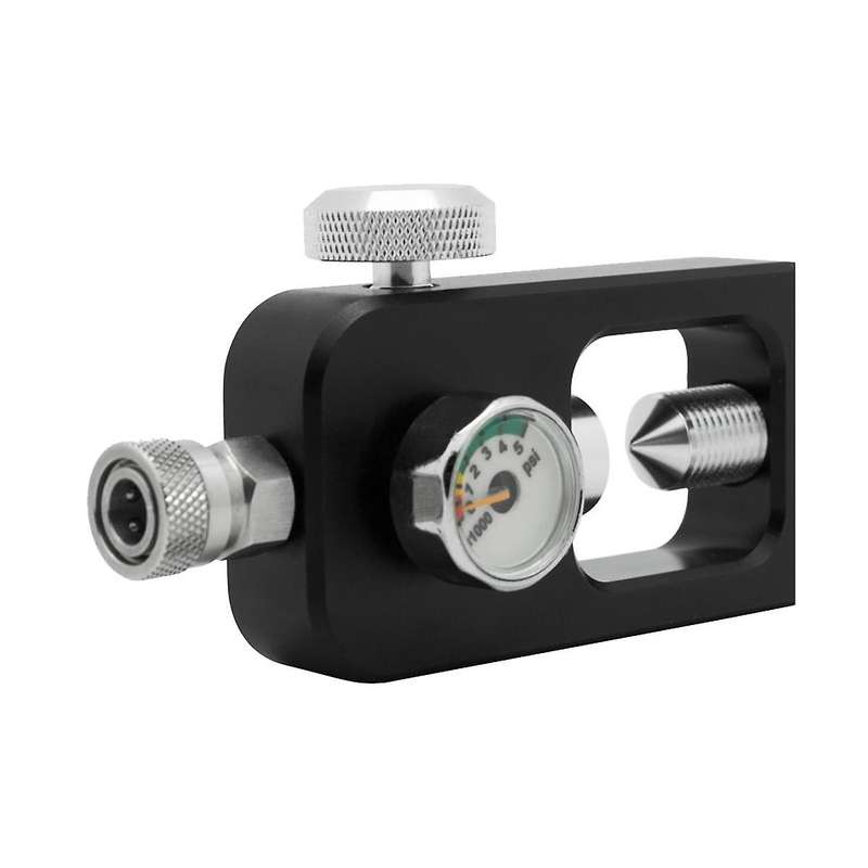 Scuba Diving Tank Refill Adapter with 5000psi Pressure Gauge Diving Oxygen Cylinder Refill Adapter