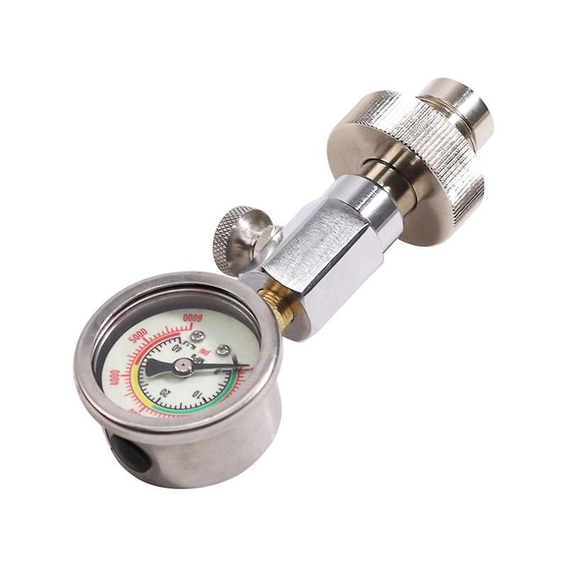 Scuba Diving Tank Pressure Testing Checker Din 232/300 Bar with 400bar/6000psi Gauge