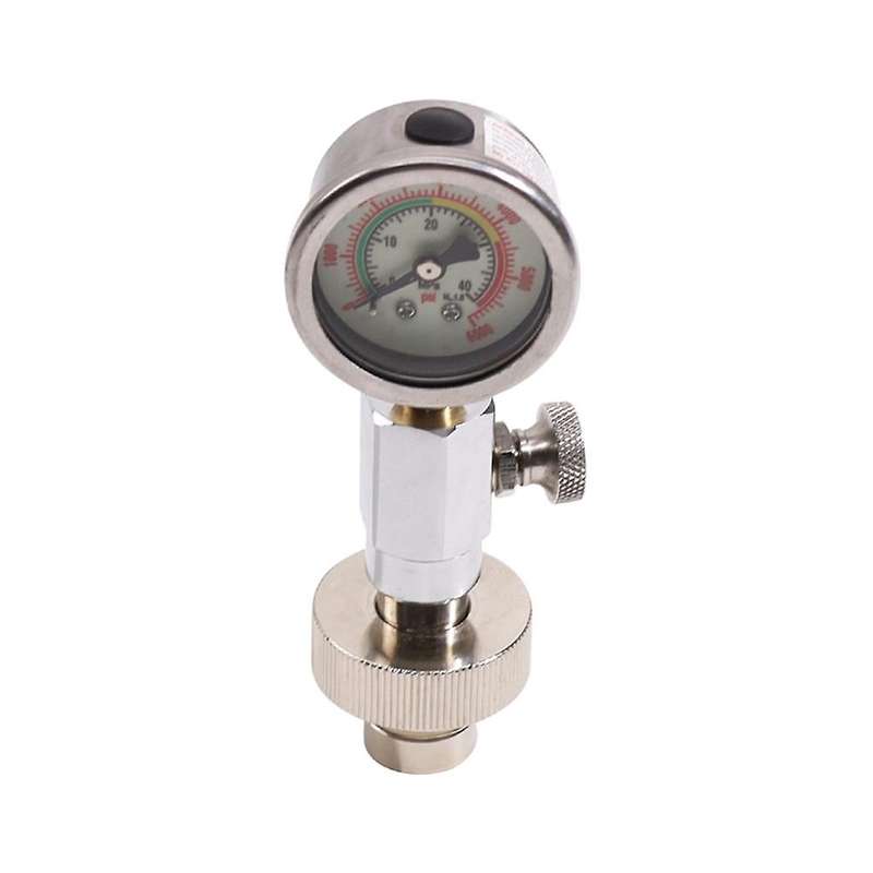 Scuba Diving Tank Pressure Testing Checker Din 232/300 Bar with 400bar/6000psi Gauge