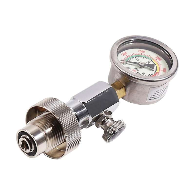 Scuba Diving Tank Pressure Testing Checker Din 232/300 Bar with 400bar/6000psi Gauge
