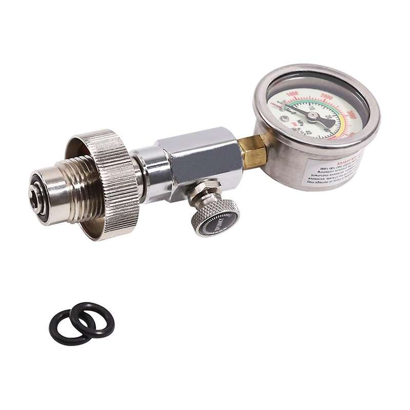 Scuba Diving Tank Pressure Testing Checker Din 232/300 Bar with 400bar/6000psi Gauge